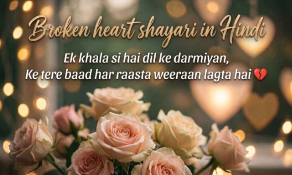 Broken Heart shayari