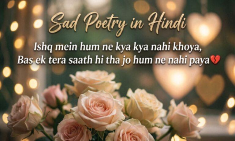 Sad love shayari
