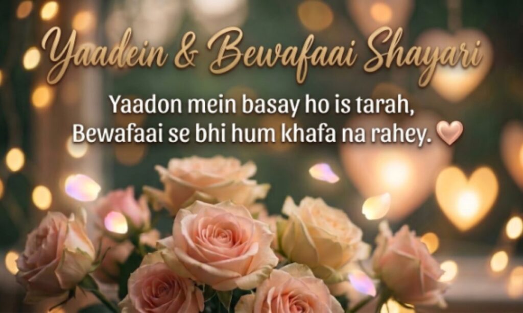 Yaadein & Bewafaai Shayari
